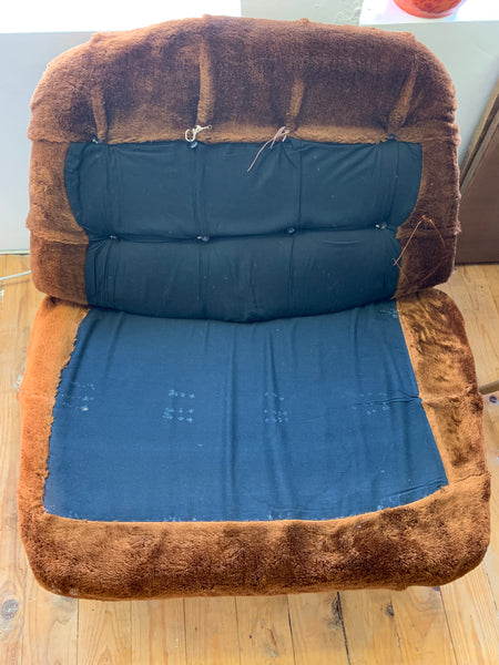 Kult Vintage Teddy Plüsch Sessel