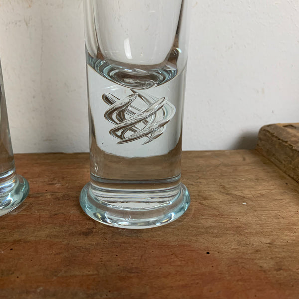 2 vintage zylindrische Trinkgläser High Life von Per Lütken für Holmegaard