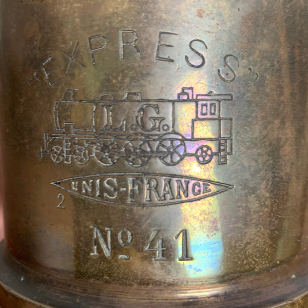 Antike Benzin Lötlampe von Express L.G. Unis-France