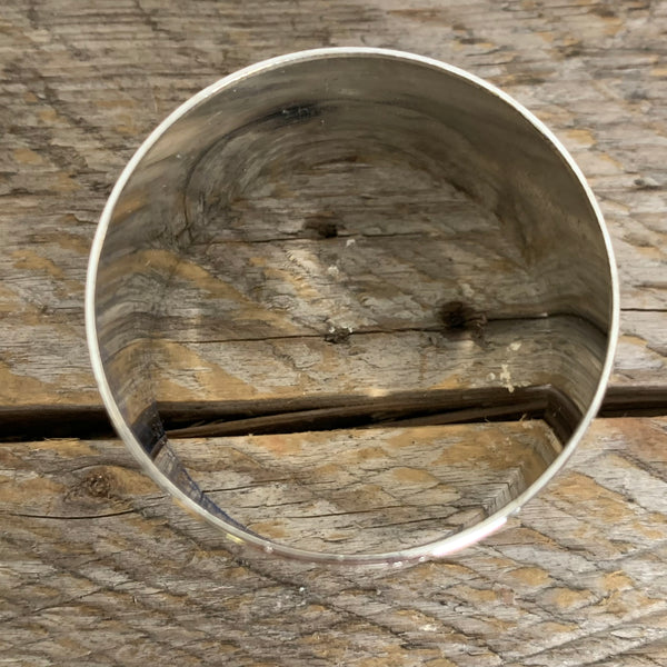 6 versilberte Serviettenringe
