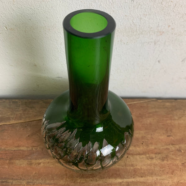 Vintage Glas Vase von Wiedmann für Gral Glas