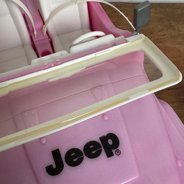 Vintage Barbie Pink Wrangler Jeep von Mattel