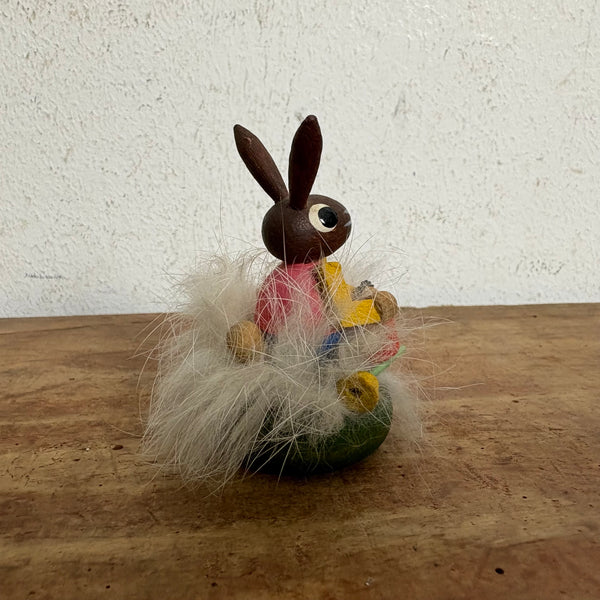 Holzfigur Osterhase von Steinbach Volkskunst