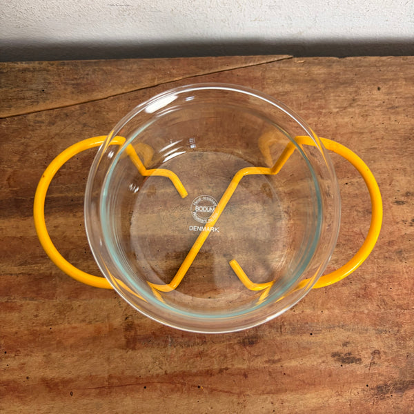 Vintage Hot Pot feuerfest Glas Schalen Auflaufform von C. Jörgensen für Bodum