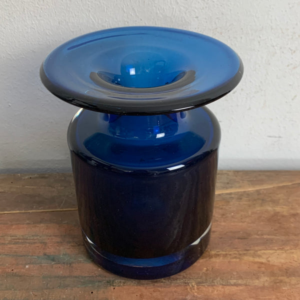 Vintage Glas Vase von Hans Theo Baumann für Gral Glas