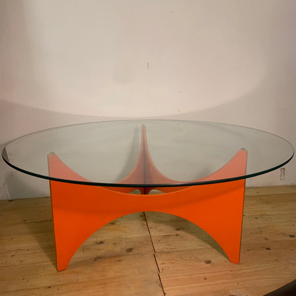 Vintage Dining Table Couchtisch TZ75 von Werner Blaser für 't Spectrum