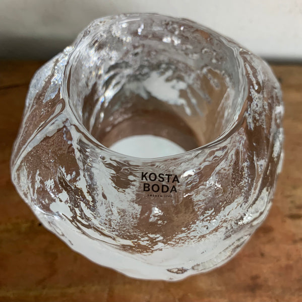 Teelichthalter Snowball von Ann Wärff für Kosta Boda