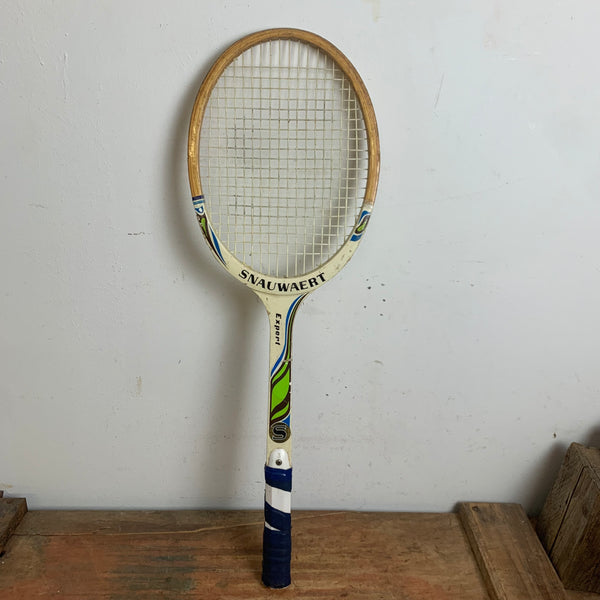 Vintage Holz Tennisschläger Snauwaert Expert