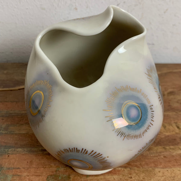 Art Deco Porzellan Design Vase von Franz Josef Karl für Neuerer Porzellan