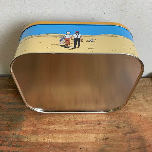 Vintage Blechdose Tim und Struppi Die Krabbe mit der goldenen Schere 3