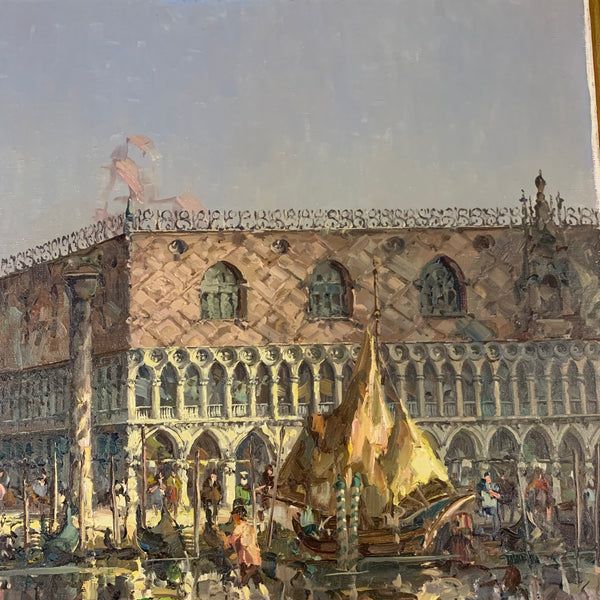 Ölgemälde Ansicht Venedig von Horst Miesler