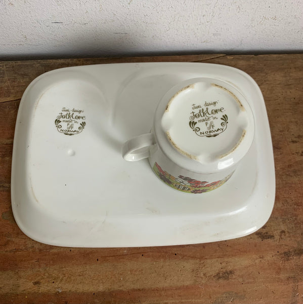 Vintage Design Snack Set Folklore von Turi Gramstad Oliver für Figgjo Flint