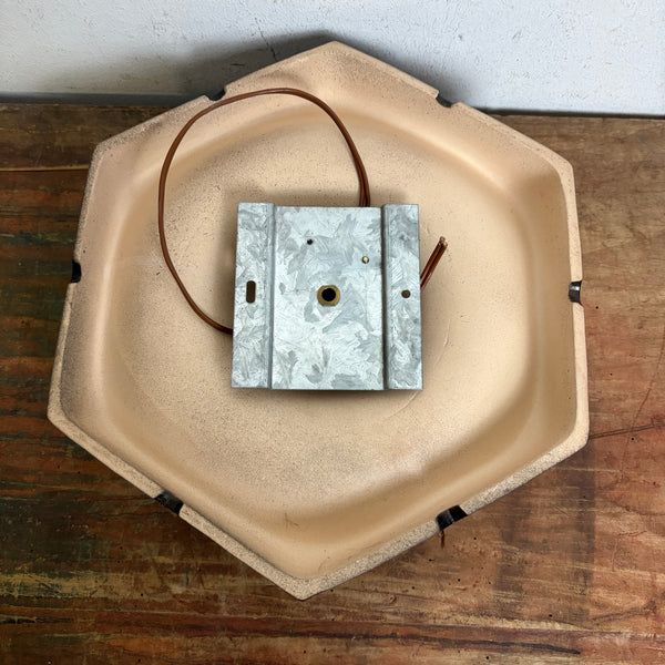 Vintage Fat Lava Keramik Wand Lampe