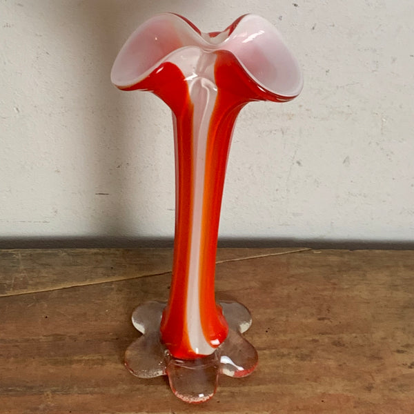 Opaline Florence Vase Vetreria Barieri