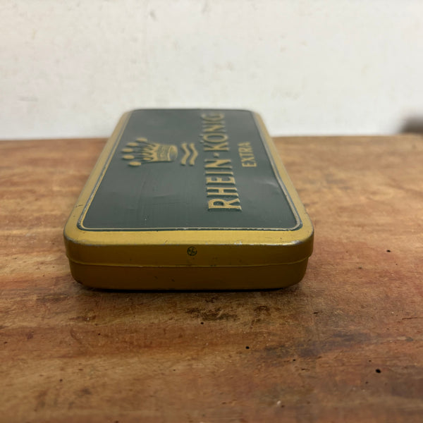 Vintage Blechdose Rhein - König extra