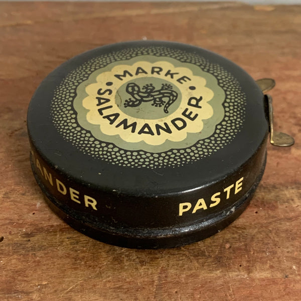 Vintage Blechdose Schuhcreme Paste von Salamander