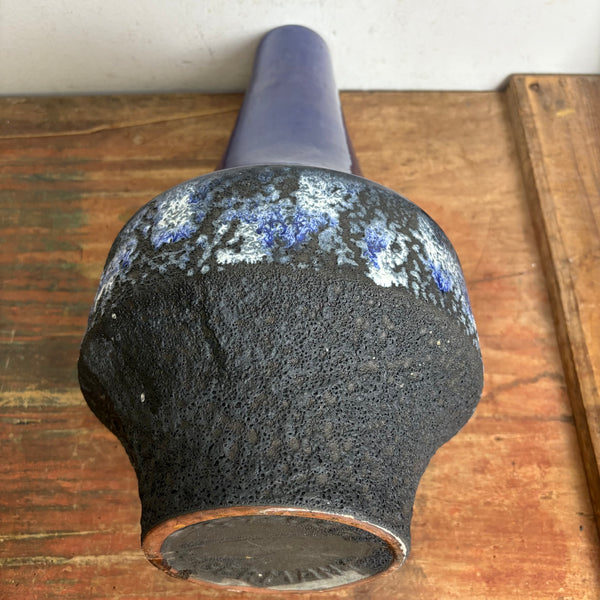Große vintage Vase Fat Lava Keramik von Heinz Siery für Carstens Tönnieshof 260-45