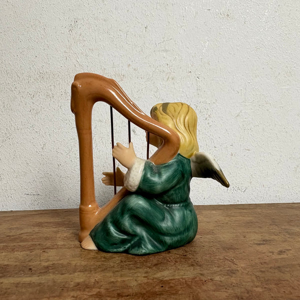 Vintage Engel mit Harfe Hummel Figur 41 079 von Goebe