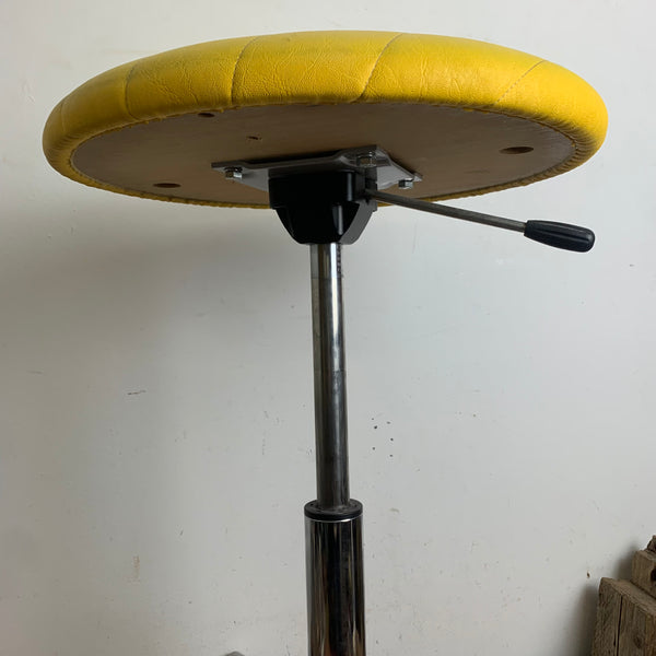Retro Dreh Hocker mit Rollen