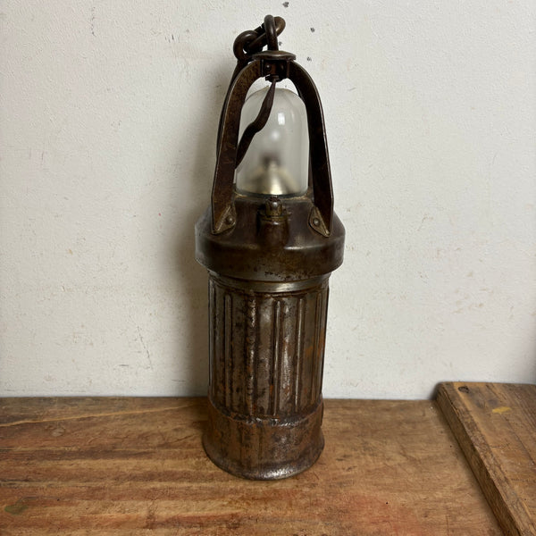 Antike Grubenlampe MOAH 3 von Dominit