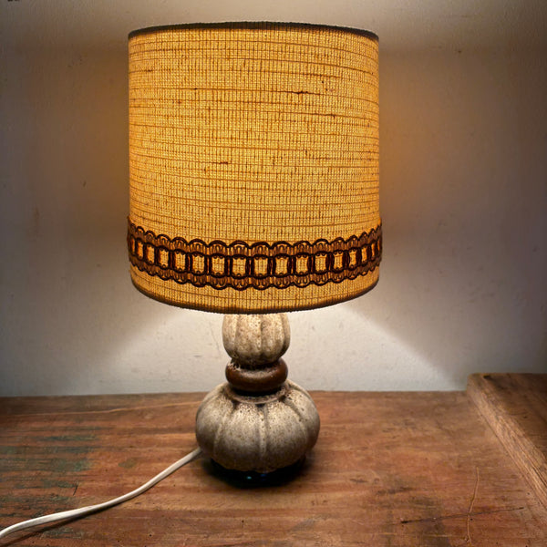 Vintage Fat Lava Keramik Lampe von Hustadt Leuchten