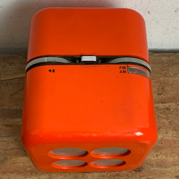 Vintage Space Age Radio Quadrifoglio von Luigi Bandini Buti für Siemens Modell Alpha 2