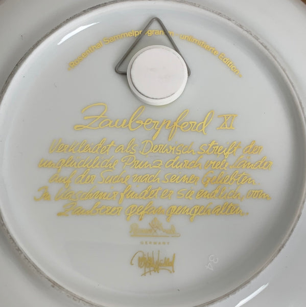 Sammelteller Das Zauberpferd von Björn Wiinblad für Rosenthal