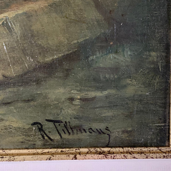Ölgemälde Beduinenlager von Richard Tillmans