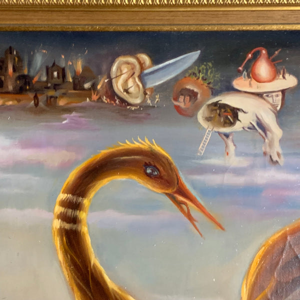 Ölgemälde Die Verführung von Salvador Dali von Jean Daprai