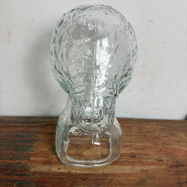 Vintage Glas Kopf Mozart Kopfhörerhaltet