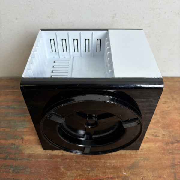 Vintage Kassetten Rondell weiß