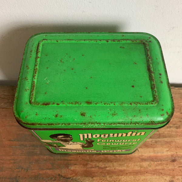 Vintage Blechdose Moguntia Feinwurst Gewürz