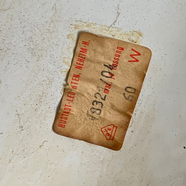 Vintage beleuchteter runder Acryl Glas Spiegel von Hustadt Leuchten