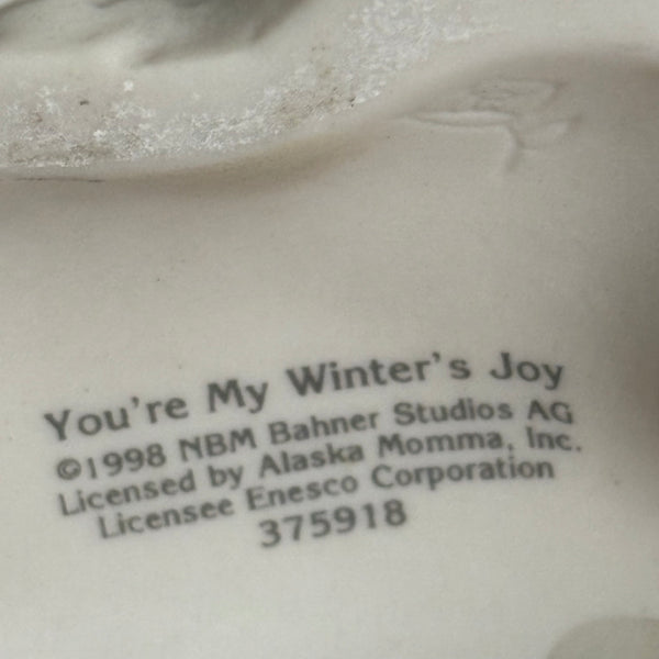 Vintage Figur You're My Winter's Joy