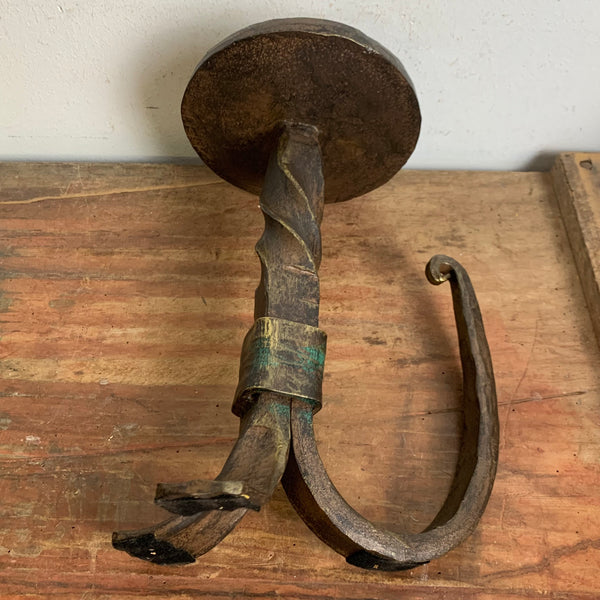 Vintage brutalistischer Design Kerzenständer aus Bronze