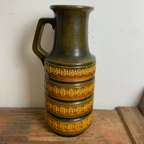 Vintage Keramik Vase Tundra von Scheurich 429-45