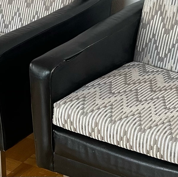 Vintage Sitzgruppe 2 Sessel ein Sofa von George Nelson für Herman Miller
