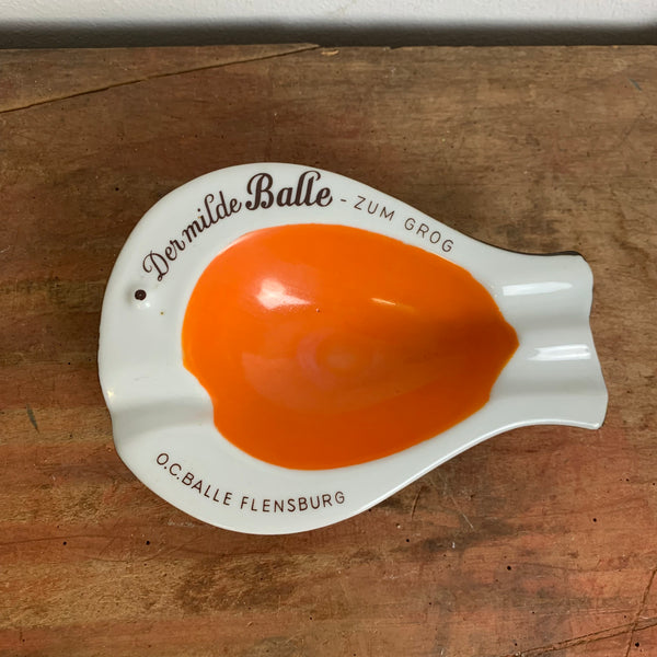 Vintage Aschenbecher Der milde Balle Rum