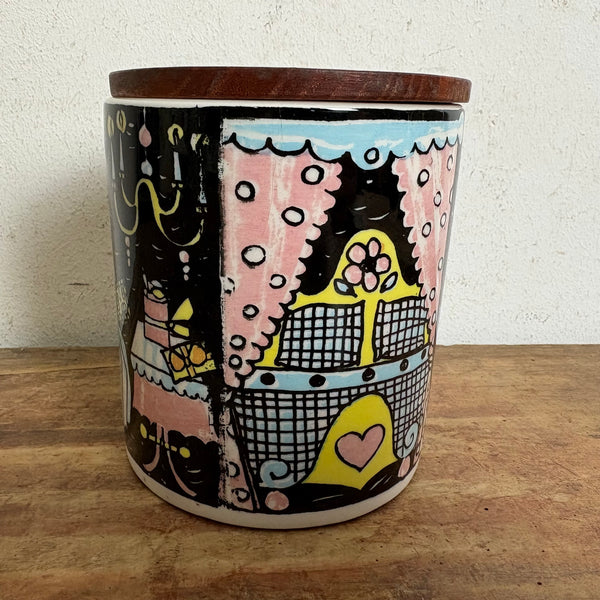 Vintage Betthupferl Deckeldose von Schramberg