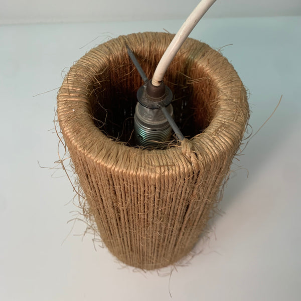 Vintage Sisal Deckenlampe
