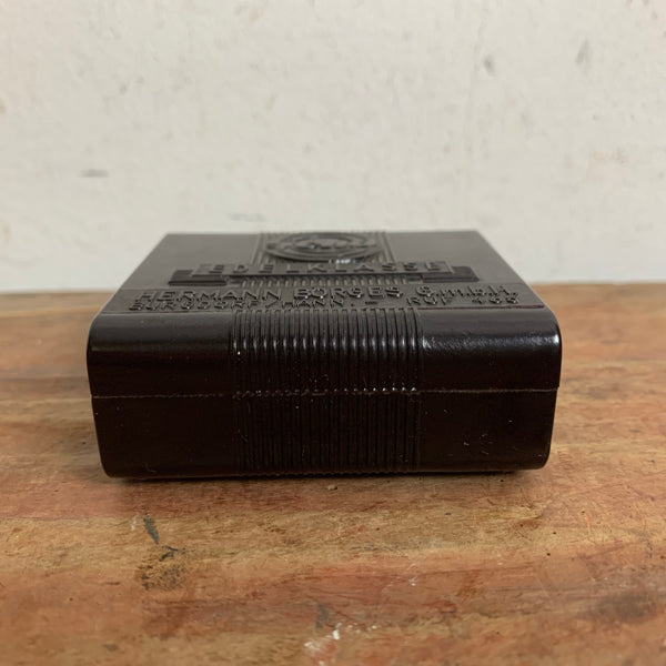 Vintage Farbbanddose Edelklasse von Geha aus Bakelit Dose