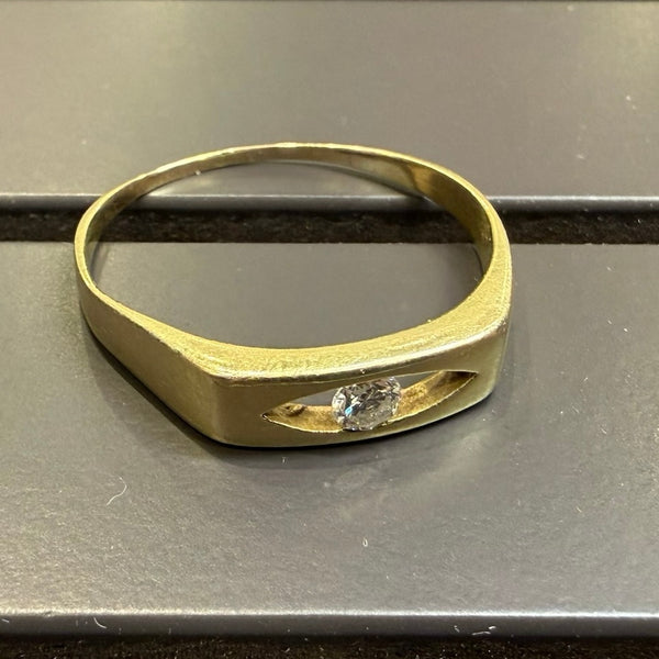Einzigartiger Diamantring aus 585er Gold