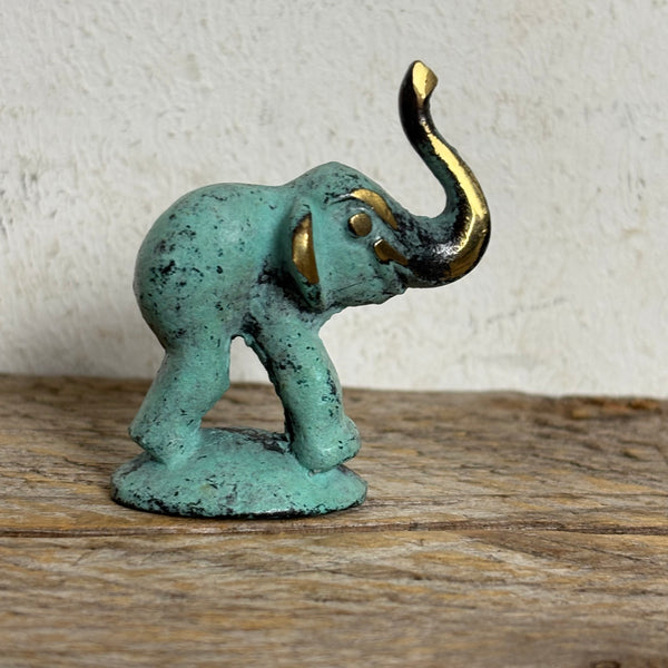 Bronze Elefant von Walter Bosse für Werkstätten Hagenauer Wien