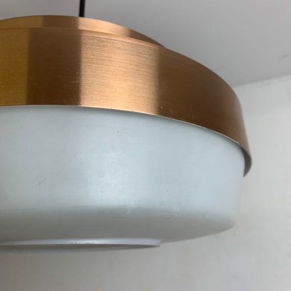 Vintage Mid Century Space Age Hängelampe im Stil von Jo Hammerborg