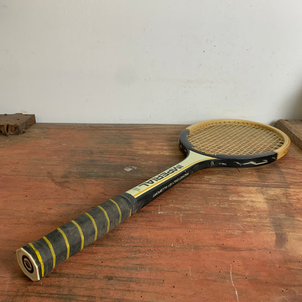 Vintage Holz Tennisschläger von Imperial