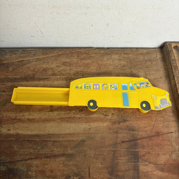 Vintage The Simpsons School Bus Pencil Case Matt Groening 20th Century Fox für Burger King