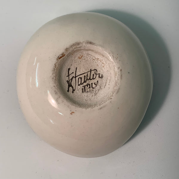 Mid Century kleine Keramik Schale von Marcello Fantoni