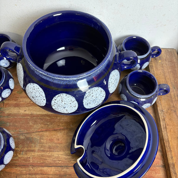 Vintage Keramik Bowle Service