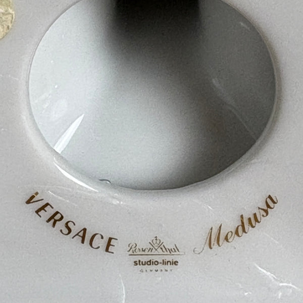 Vintage Porzellan Kerzenständer Medusa von Gianni Versace für Rosenthal Studio Line