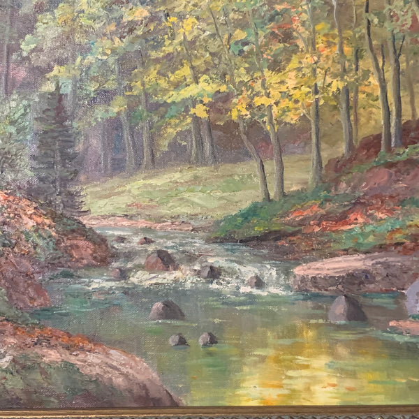 Ölgemälde Wald von Rudofsky